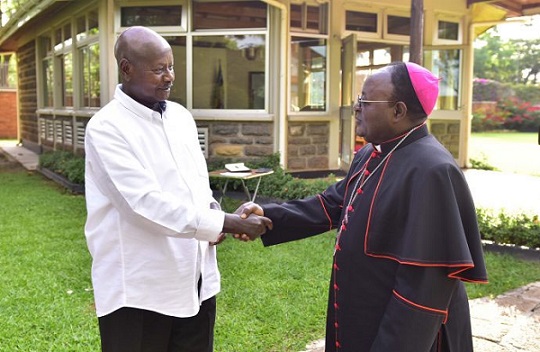 uganda president reaches out to archbishop 2018